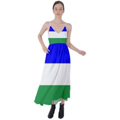 Ladinia Flag Tie Back Maxi Dress by tony4urban