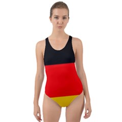 Germany Cut-out Back One Piece Swimsuit by tony4urban