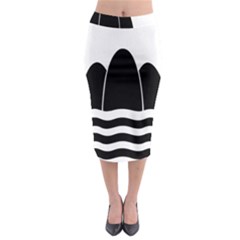 Gozo Malta Flag Midi Pencil Skirt by tony4urban