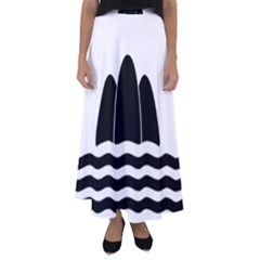 Gozo Malta Flag Flared Maxi Skirt by tony4urban