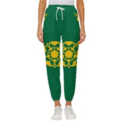 Derbyshire Flag Cropped Drawstring Pants by tony4urban