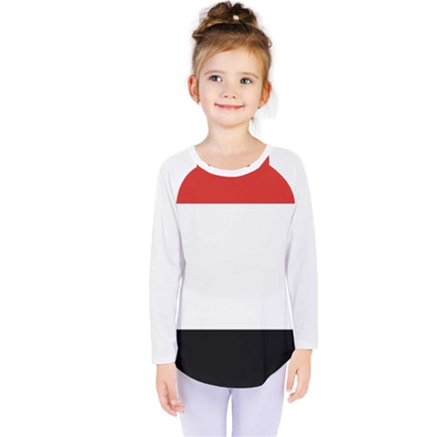 Kujawsko-pomorskie Flag Kids  Long Sleeve Tee by tony4urban