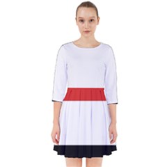 Kujawsko-pomorskie Flag Smock Dress by tony4urban