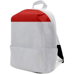 Kujawsko-pomorskie Flag Zip Up Backpack by tony4urban