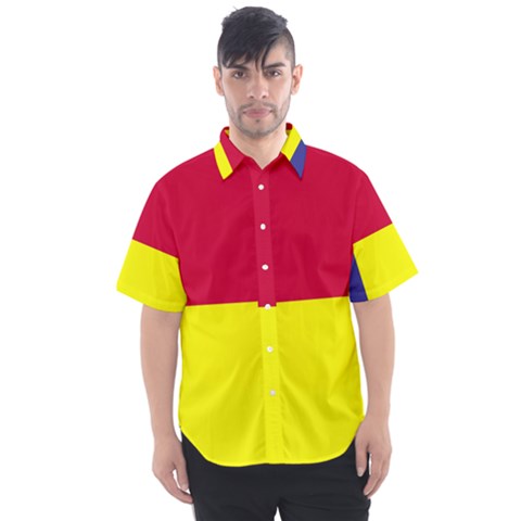 Kosicky Flag Men s Short Sleeve Shirt by tony4urban