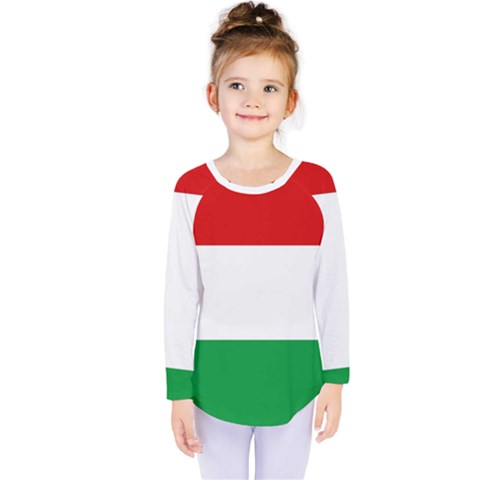 Hungary Kids  Long Sleeve Tee by tony4urban