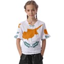 Cyprus Kids  V-Neck Horn Sleeve Blouse View1