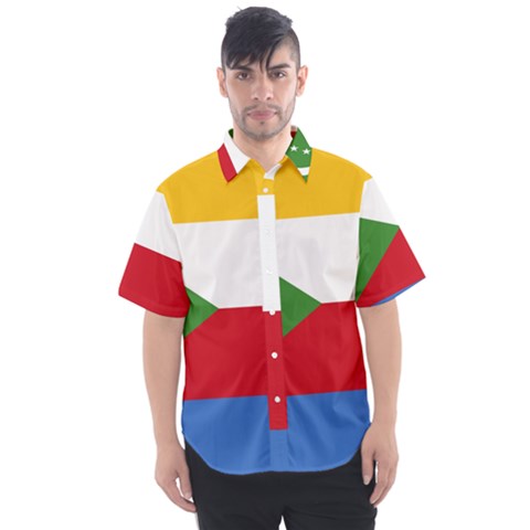 Comoros Men s Short Sleeve Shirt by tony4urban