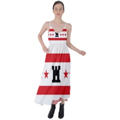 Drenthe Flag Tie Back Maxi Dress by tony4urban