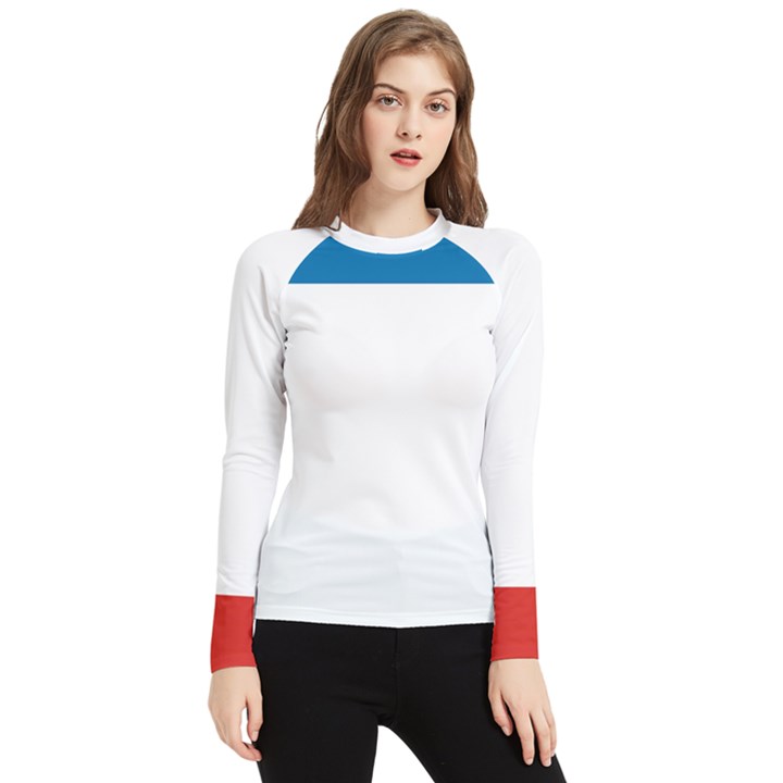 Crimea Flag Women s Long Sleeve Rash Guard