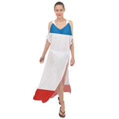 Crimea Flag Maxi Chiffon Cover Up Dress by tony4urban