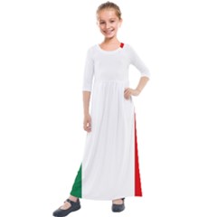 Italy Kids  Quarter Sleeve Maxi Dress by tony4urban