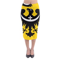 Dolnoslaskie Flag Midi Pencil Skirt by tony4urban