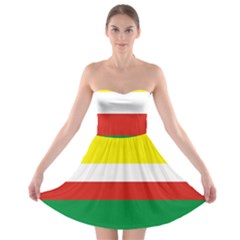 Lubuskie Flag Strapless Bra Top Dress by tony4urban