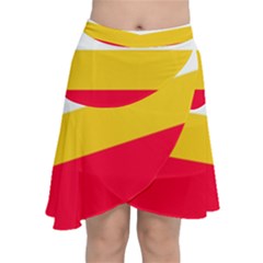 Malopolskie Flag Chiffon Wrap Front Skirt by tony4urban