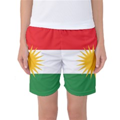 Kurdistan Flag Women s Basketball Shorts by tony4urban