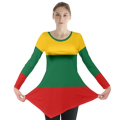 Lithuania Long Sleeve Tunic  by tony4urban