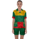 Lithuania Satin Short Sleeve Pajamas Set View1