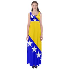 Bosnia And Herzegovina Empire Waist Maxi Dress by tony4urban