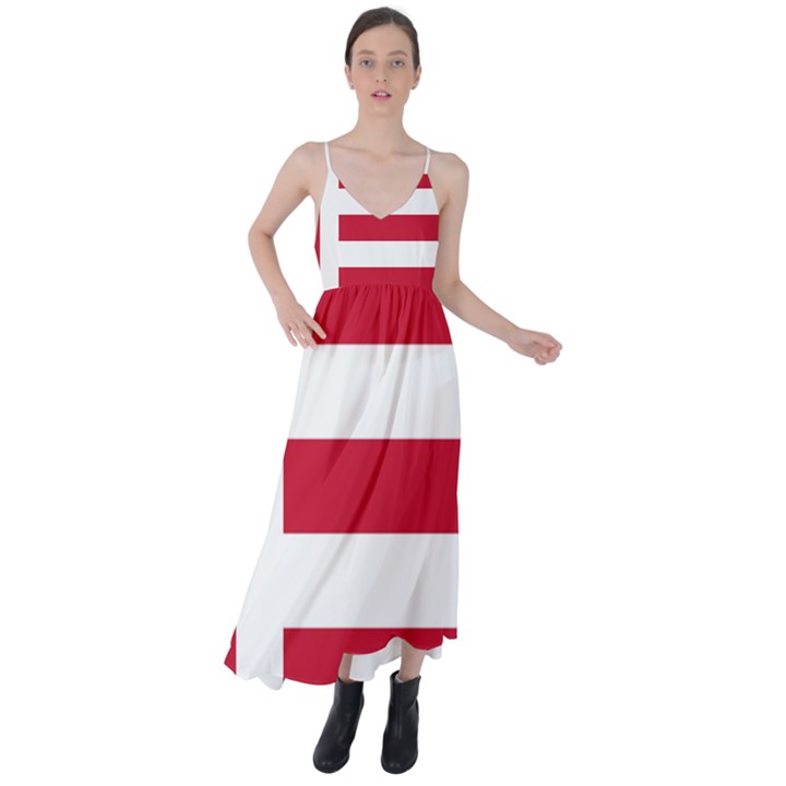 Eindhoven Flag Tie Back Maxi Dress