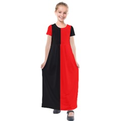 Namur Flag Kids  Short Sleeve Maxi Dress by tony4urban