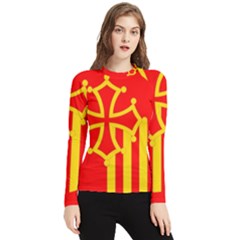 Languedoc Roussillon Flag Women s Long Sleeve Rash Guard by tony4urban