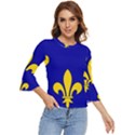 Ile De France Flag Bell Sleeve Top View1