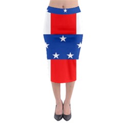 Netherlands Antilles Midi Pencil Skirt by tony4urban