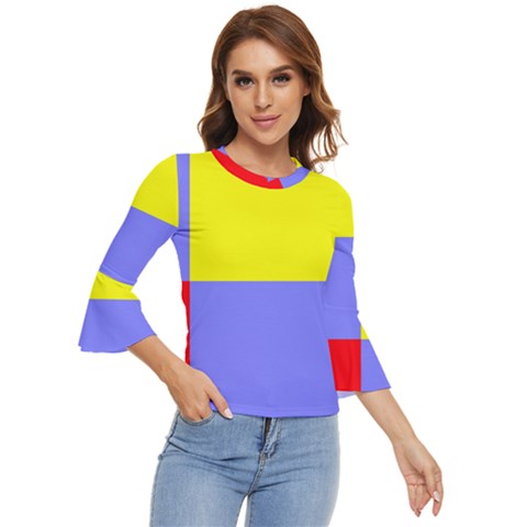 Nitriansky Flag Bell Sleeve Top by tony4urban