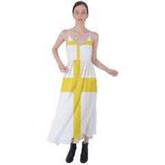 Nord Trondelag Tie Back Maxi Dress by tony4urban