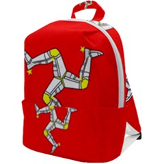 Isle Of Man Zip Up Backpack by tony4urban