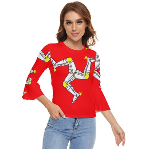 Isle Of Man Bell Sleeve Top by tony4urban