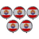 French Polynesia Mini Round Pill Box (Pack of 5) View1