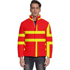 Normandy Flag Men s Puffer Bubble Jacket Coat by tony4urban