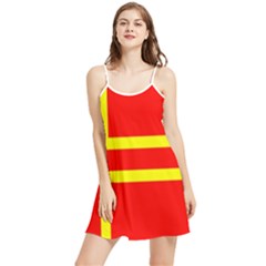 Normandy Flag Summer Frill Dress by tony4urban