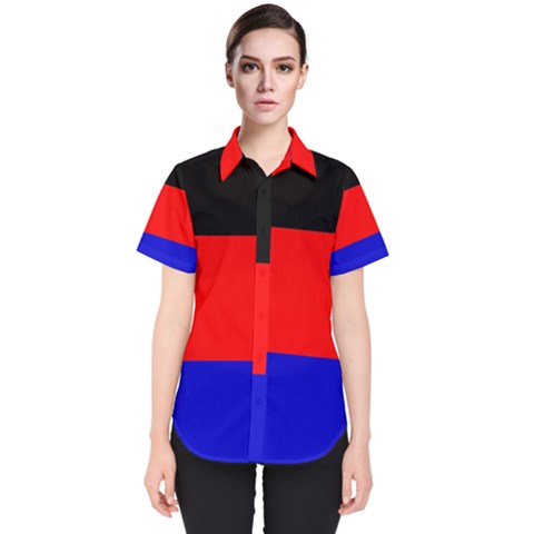 East Frisia Flag Women s Short Sleeve Shirt by tony4urban