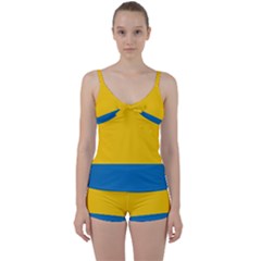 Opolskie Flag Tie Front Two Piece Tankini by tony4urban