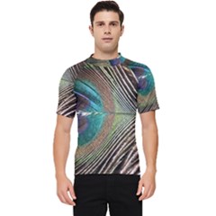 Peacock Men s Short Sleeve Rash Guard by StarvingArtisan