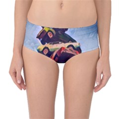 Berwyn Car Kebob Mid-waist Bikini Bottoms by StarvingArtisan