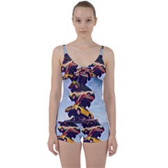 Berwyn Car Kebob Tie Front Two Piece Tankini by StarvingArtisan