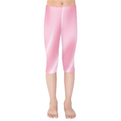 Pink Satin  Kids  Capri Leggings  by PollyParadiseBoutique7