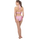 Pink Satin  Halter Side Cut Swimsuit View2