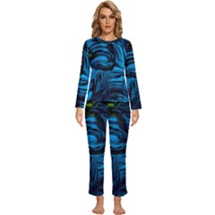 Texture Background Womens  Long Sleeve Lightweight Pajamas Set by artworkshop