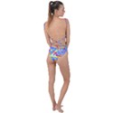 Abstact Pattern T- Shirt Abstact Pattern T- Shirt Tie Strap One Piece Swimsuit View2