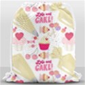 Desserts Pastries Baking Wallpaper Drawstring Bag (Large) View1