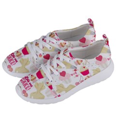 Desserts Pastries Baking Wallpaper Women s Lightweight Sports Shoes by Ravend