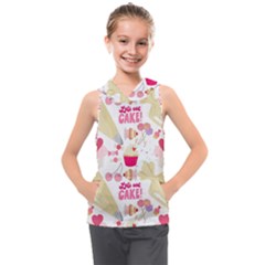 Desserts Pastries Baking Wallpaper Kids  Sleeveless Hoodie by Ravend