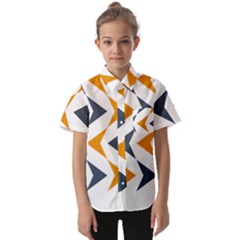 Abstract Arrow Pattern T- Shirt Abstract Arrow Pattern T- Shirt Kids  Short Sleeve Shirt by maxcute