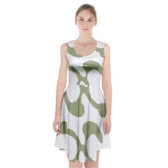 Abstract Pattern Green Swirl T- Shirt Abstract Pattern Green Swirl T- Shirt Racerback Midi Dress by maxcute