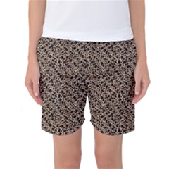 Purple Leopard 05 Women s Basketball Shorts by DinkovaArt